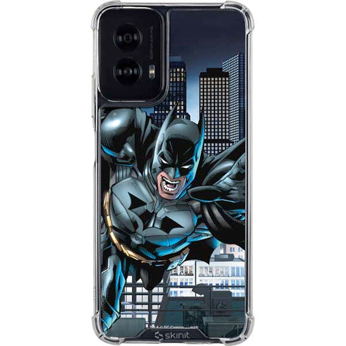 DC Comics Batman Dark Knight Comic Art Action Pose Moto G Power 5G (2024) Clear Case
