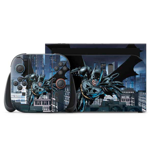DC Comics Batman Dark Knight Comic Art Action Pose Nintendo Skins