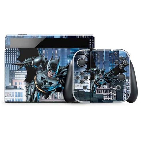 DC Comics Batman Dark Knight Comic Art Action Pose Nintendo Skins