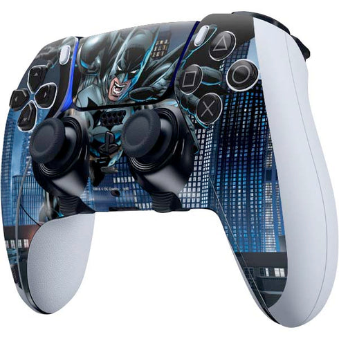DC Comics Batman Dark Knight Comic Art Action Pose PS5 DualSense Edge Pro Controller Skin