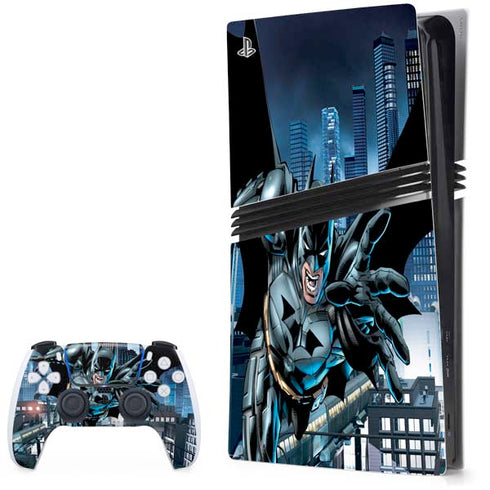 DC Comics Batman Dark Knight Comic Art Action Pose PlayStation PS5 Skins