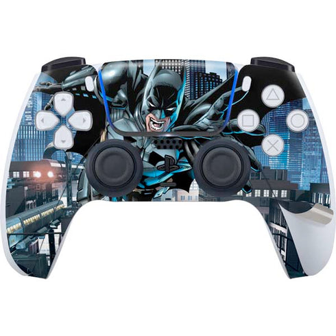 DC Comics Batman Dark Knight Comic Art Action Pose PS5 Pro Bundle Skin