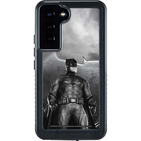 The Justice League (2017) Batman Poster Galaxy S24 Plus Waterproof Case