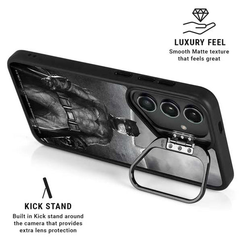 The Justice League (2017) Batman Poster Galaxy S25 Ultra Kickstand Case