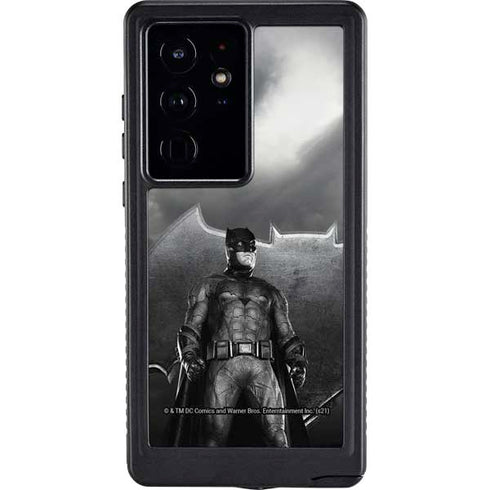 The Justice League (2017) Batman Poster Galaxy S24 Ultra Waterproof Case