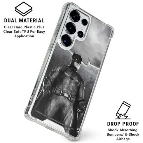 The Justice League (2017) Batman Poster Galaxy S26 Ultra Clear Case