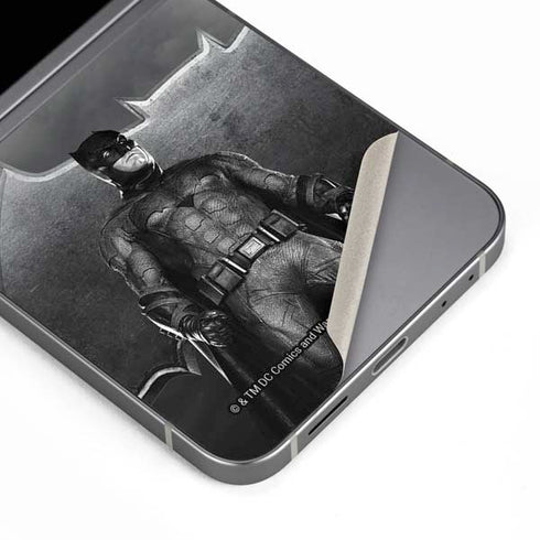 The Justice League (2017) Batman Poster Galaxy Z Flip6 Skin