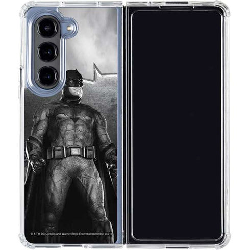 The Justice League (2017) Batman Poster Galaxy Z Fold5 5G Clear Case