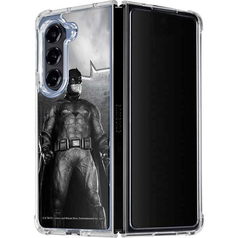 The Justice League (2017) Batman Poster Galaxy Z Fold5 5G Clear Case