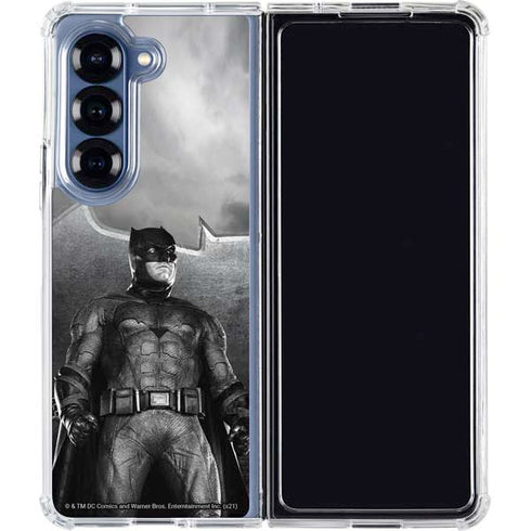 The Justice League (2017) Batman Poster Galaxy Z Fold6 Clear Case