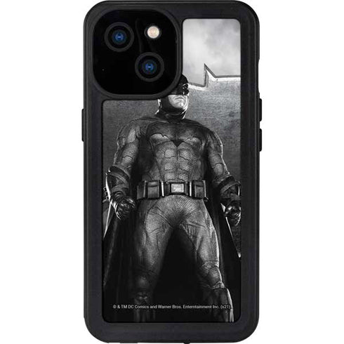 The Justice League (2017) Batman Poster iPhone 15 Plus Waterproof Case