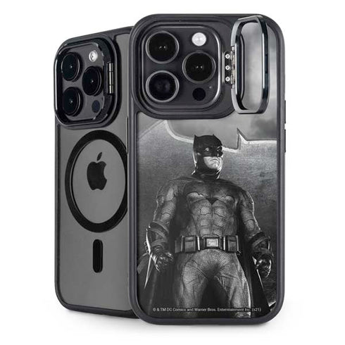 The Justice League (2017) Batman Poster iPhone 14 Pro Max Kickstand Case