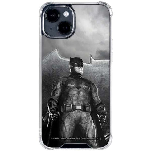 The Justice League (2017) Batman Poster iPhone 15 Clear Case