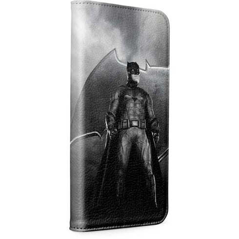 The Justice League (2017) Batman Poster iPhone 15 Folio Case