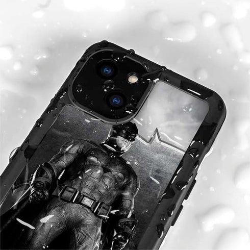 The Justice League (2017) Batman Poster iPhone 15 Plus Waterproof Case