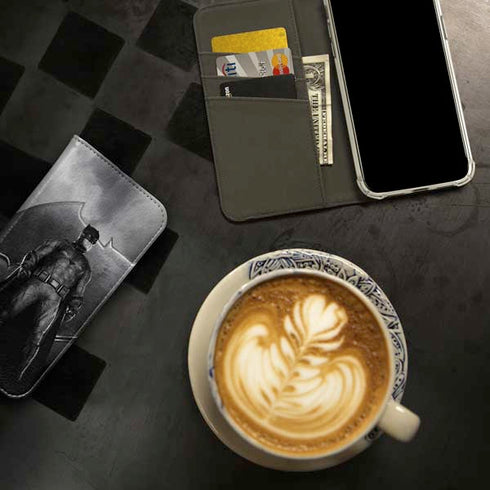 The Justice League (2017) Batman Poster iPhone 15 Pro Folio Case