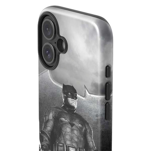 The Justice League (2017) Batman Poster iPhone 16 Plus Impact Case