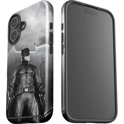 The Justice League (2017) Batman Poster iPhone 16 Plus Impact Case