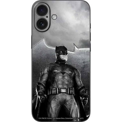 The Justice League (2017) Batman Poster iPhone 16 Plus Skin