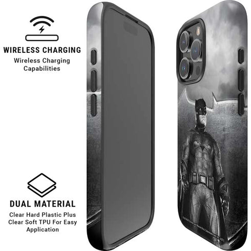 The Justice League (2017) Batman Poster iPhone 16 Pro Magsafe Impact Case