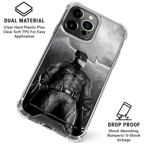 The Justice League (2017) Batman Poster iPhone 16 Pro Max Clear Case