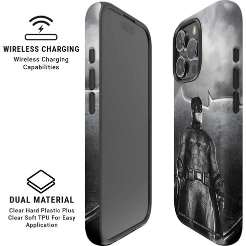 The Justice League (2017) Batman Poster iPhone 16 Pro Max Magsafe Impact Case