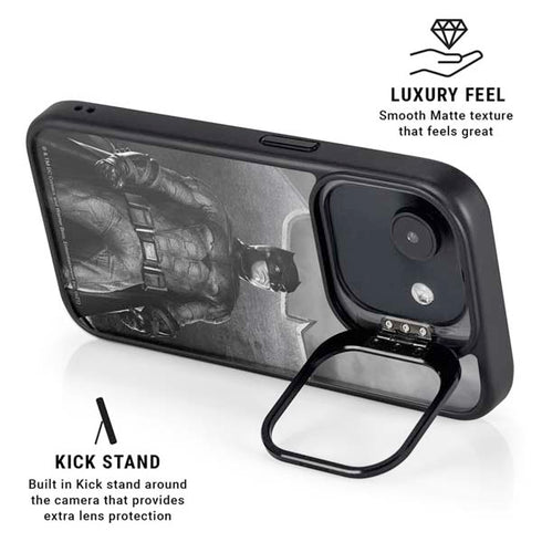 The Justice League (2017) Batman Poster iPhone 16e Kickstand Case