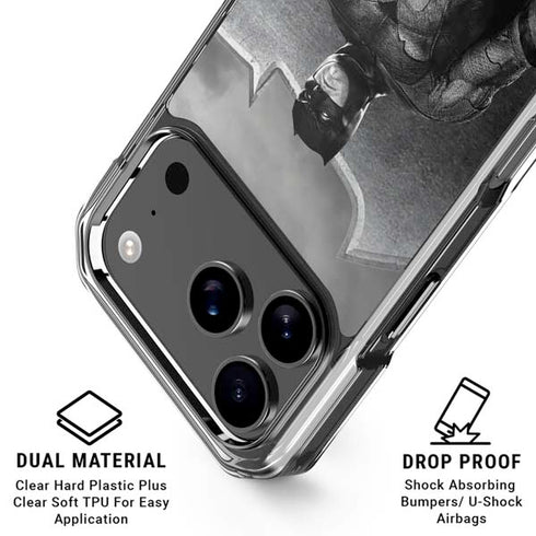 The Justice League (2017) Batman Poster iPhone 17 Pro Clear Case