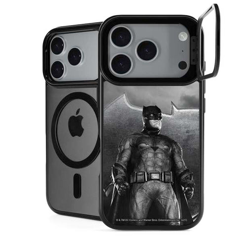 The Justice League (2017) Batman Poster iPhone 18 Pro Kickstand Case