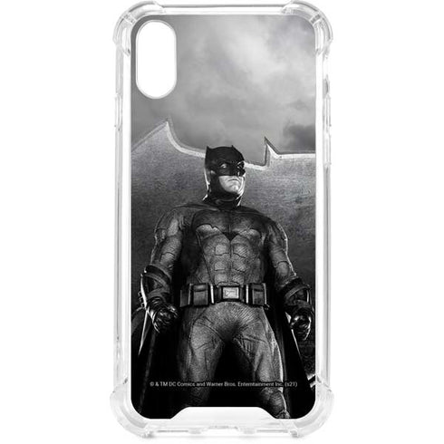 The Justice League (2017) Batman Poster iPhone XS Clear Case