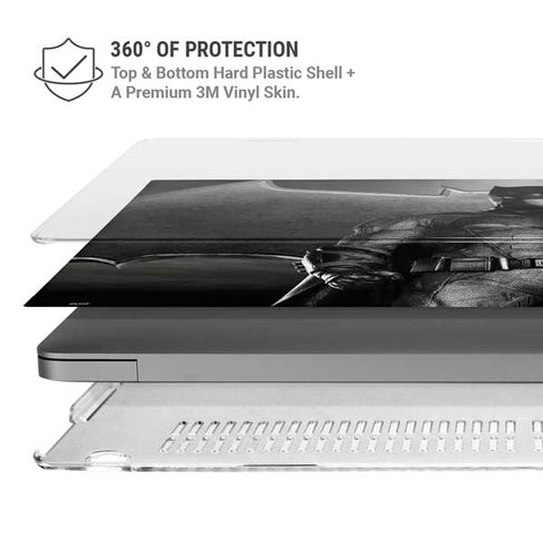 The Justice League (2017) Batman Poster MacBook Pro 14in (2021-24) Case plus Skin