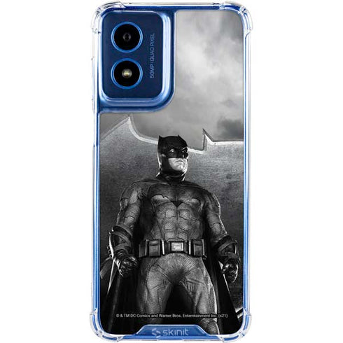 The Justice League (2017) Batman Poster Moto G 5G (2024) Clear Case