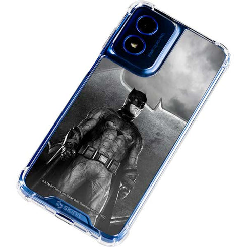 The Justice League (2017) Batman Poster Moto G 5G (2024) Clear Case