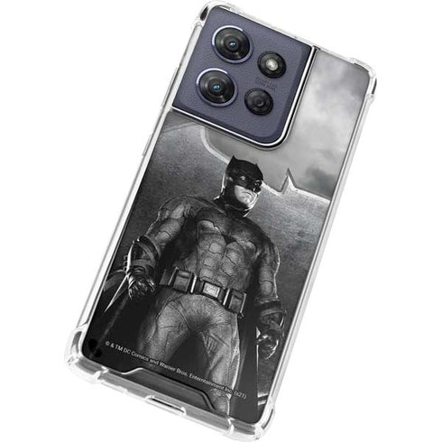 The Justice League (2017) Batman Poster Moto G Play 5G (2025) Clear Case