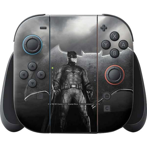 The Justice League (2017) Batman Poster Nintendo Switch 2 (2025) Joy-Con Controller Skin