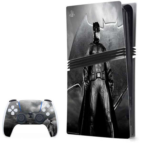 The Justice League (2017) Batman Poster PlayStation PS5 Skins