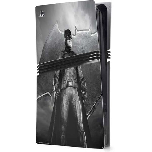 The Justice League (2017) Batman Poster PS5 Pro Console Skin