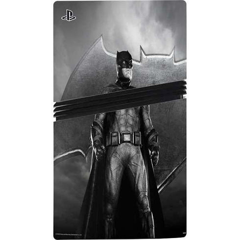 The Justice League (2017) Batman Poster PS5 Pro Disk Bundle Skin