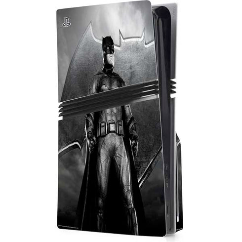 The Justice League (2017) Batman Poster PS5 Pro Disk Console Skin