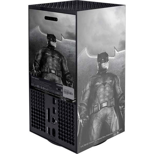 The Justice League (2017) Batman Poster XBox Series X Digital Edition Console Skin