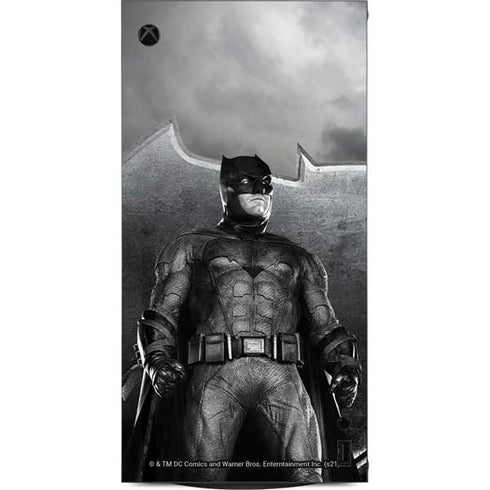 The Justice League (2017) Batman Poster XBox Series X Digital Edition Console Skin