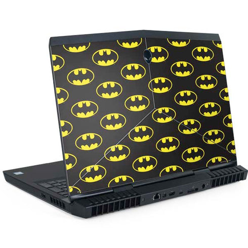 DC Comics Batman Logo All Over Print Dell Alienware Skin