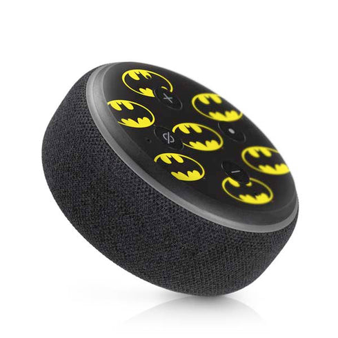 DC Comics Batman Logo Pattern Amazon Echo Dot Skin