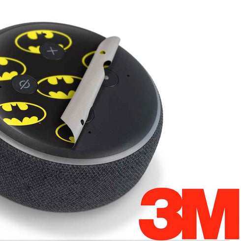 DC Comics Batman Logo Pattern Amazon Echo Dot Skin