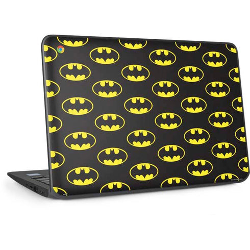 DC Comics Batman Logo All Over Print HP Chromebook Skin