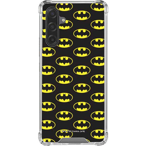 DC Comics Batman Logo All Over Print Galaxy A17 Clear Case