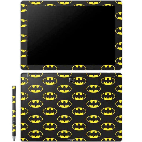 DC Comics Batman Logo All Over Print Galaxy Book 12in Skin