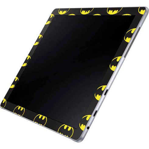 DC Comics Batman Logo All Over Print Galaxy Book 12in Skin