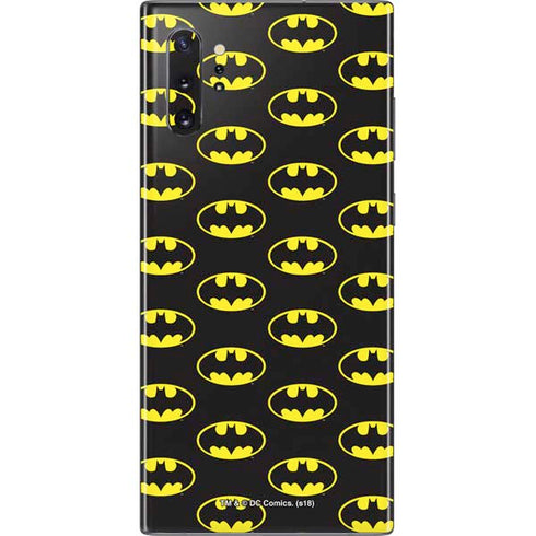 DC Comics Batman Logo All Over Print Galaxy Note 10 Plus Skin