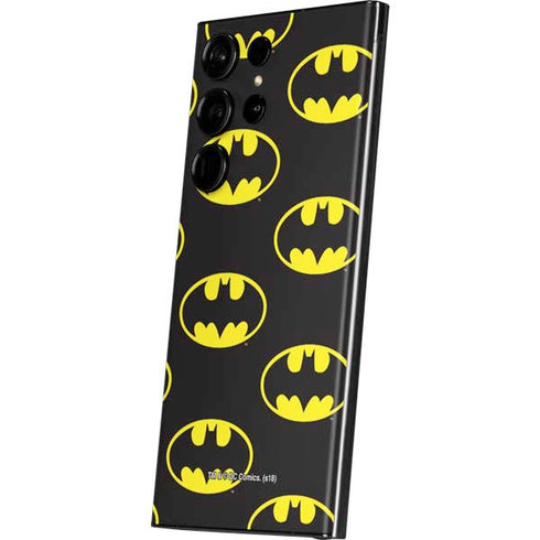 DC Comics Batman Logo All Over Print Galaxy Skins
